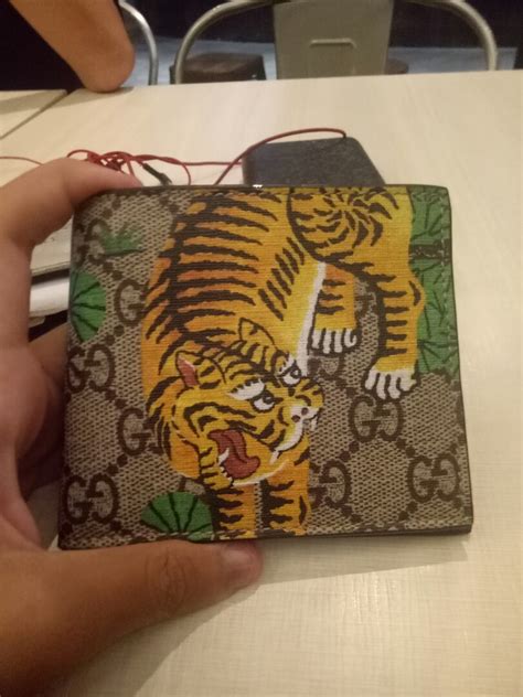 gucci bengal wallets|Gucci tiger card holder.